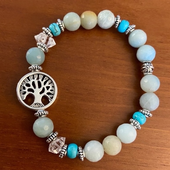Herkimer diamonds tree of life bead bracelet 💕 - Picture 8 of 16